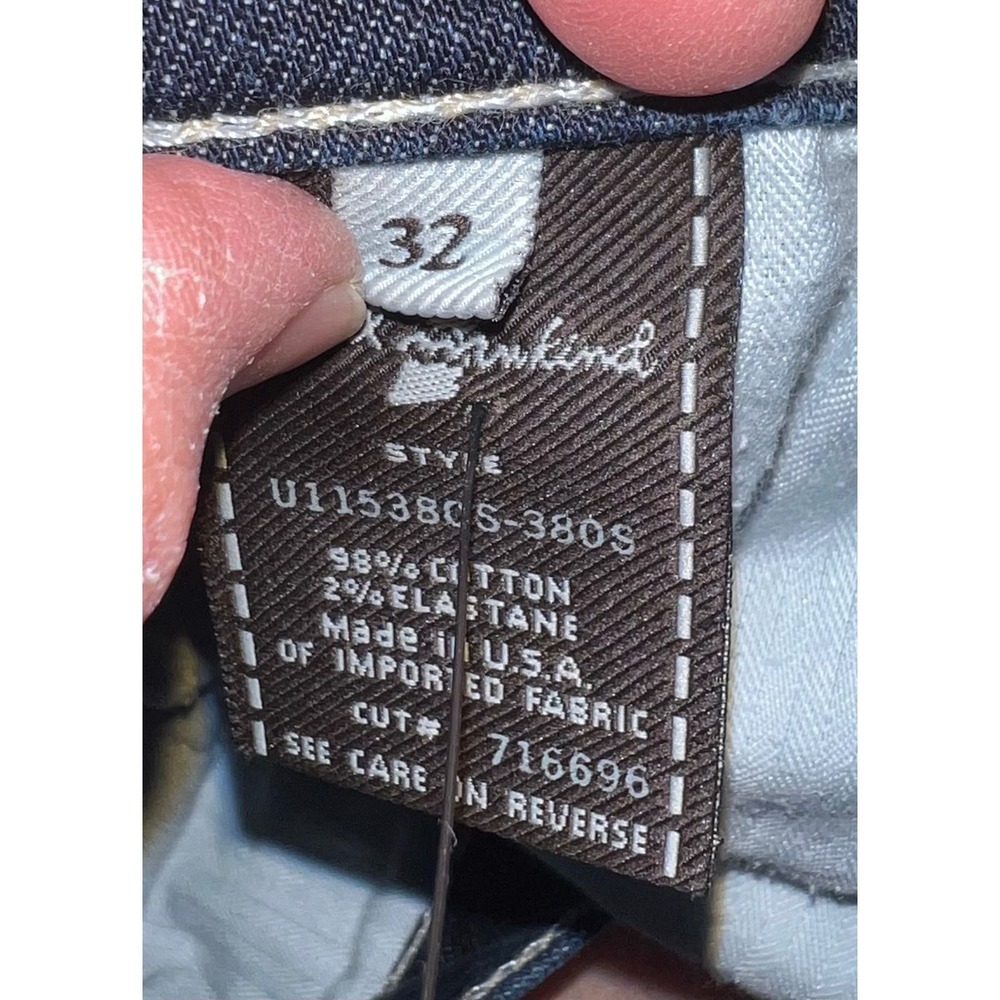 7 For All Mankind Dojo Jeans Women's Dark Wash Wide Leg 32x33 - Picture 11 of 13